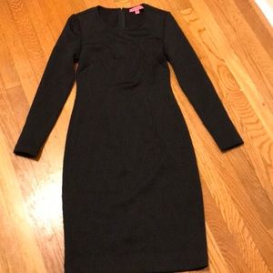 Black textured Betsey Johnson dress